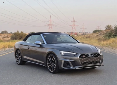 AED 3,400 Monthly No down payment - 2023 Audi S5 3.0 TFSI quattro - American Specs - Convertible-0