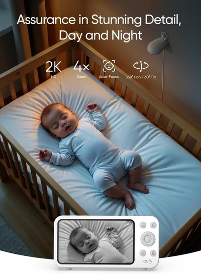 eufy Baby Monitor E20 with 2K Camera, Hybrid-3