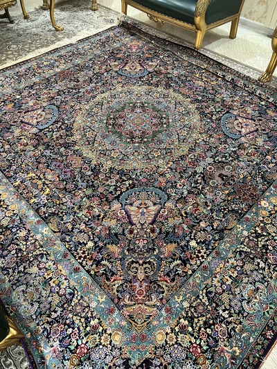 Persian carpet pure silk-0