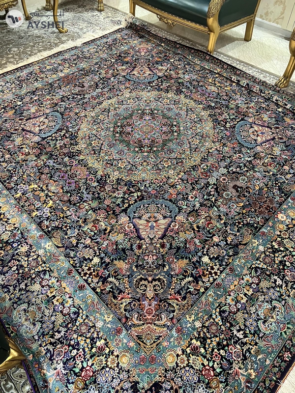 Persian carpet pure silk