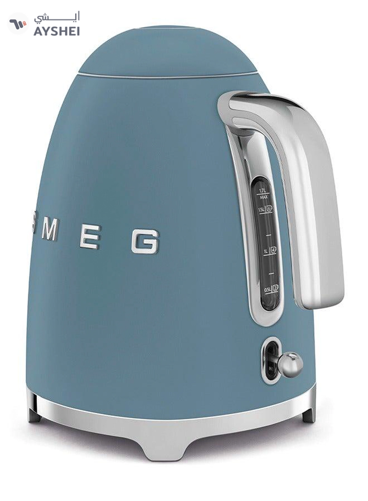 smeg Electric Kettle Aesthetic 50's Style - 1.7 L 2400 W KLF03SBMAU Storm Blue-3-3