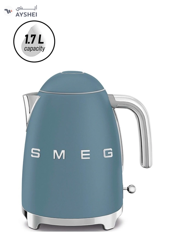 smeg Electric Kettle Aesthetic 50's Style - 1.7 L 2400 W KLF03SBMAU Storm Blue