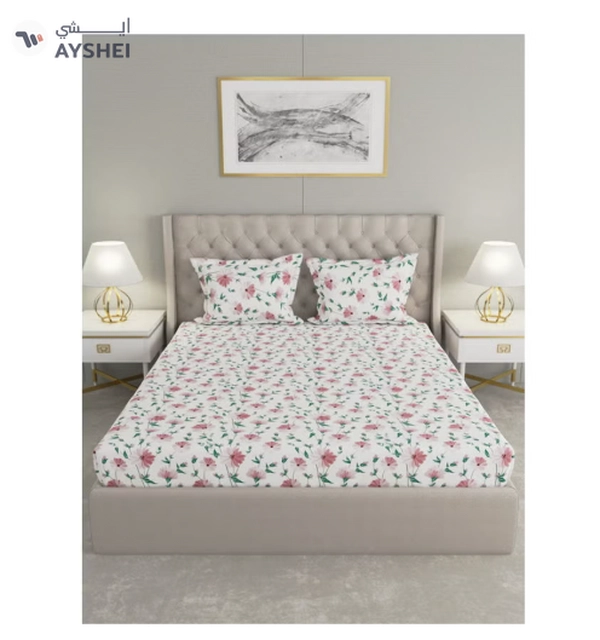Raymond Home King Flat Sheet Super Soft 140 TC Pure Cotton