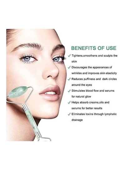 ORiTi Anti Aging Facial Massage Gift Set Green/Silver-2