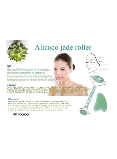 ORiTi Anti Aging Facial Massage Gift Set Green/Silver-4
