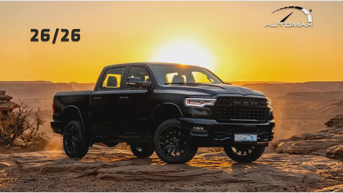 ( For Export / multiple colors ) 2026/2026 RAM 1500 LIMITED CREW CAB SST H.O 3.0TT GCC BRAND NEW