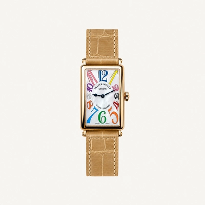 Franck Muller Color Dreams Long Island Rose Gold MOP Dial with Beige color Leather Strap | Condition: New | Year of production 2026 | Original box | Original papers-0
