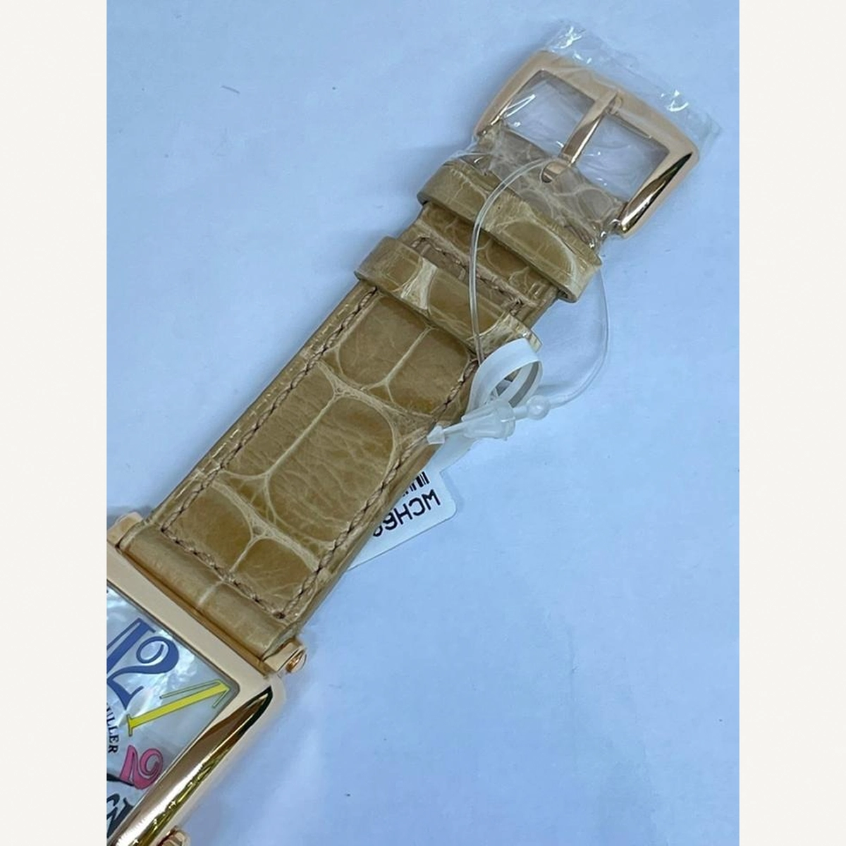 Franck Muller Color Dreams Long Island Rose Gold MOP Dial with Beige color Leather Strap | Condition: New | Year of production 2026 | Original box | Original papers-5-5