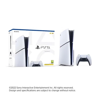 Sony PlayStation 5 Slim Console (International Version) Disc Version With Controller - New Model 2023-3