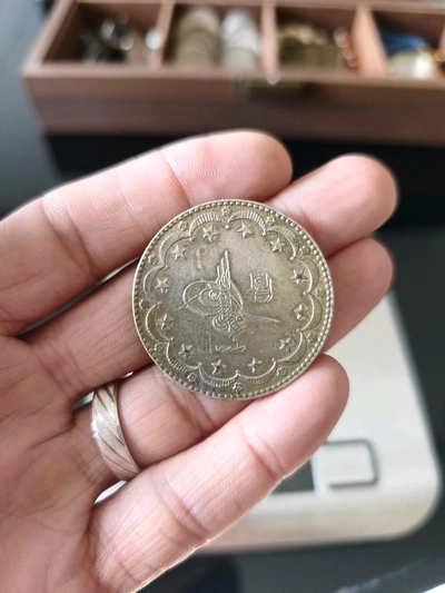Collectible Ottoman Silver Coin-0