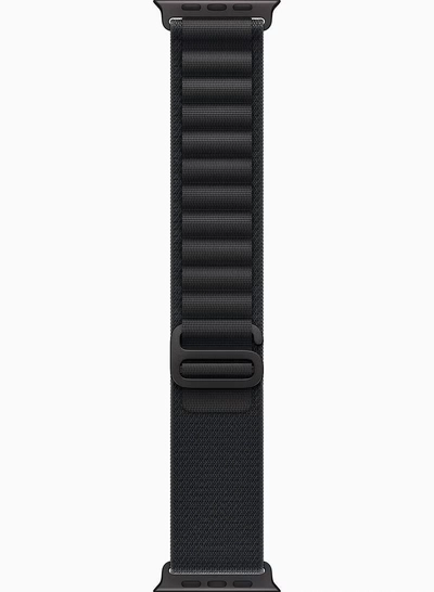 Apple Watch Ultra 3 GPS + Cellular 49mm (TDRA Version) Black Titanium Case With Black Alpine Loop - Large-1