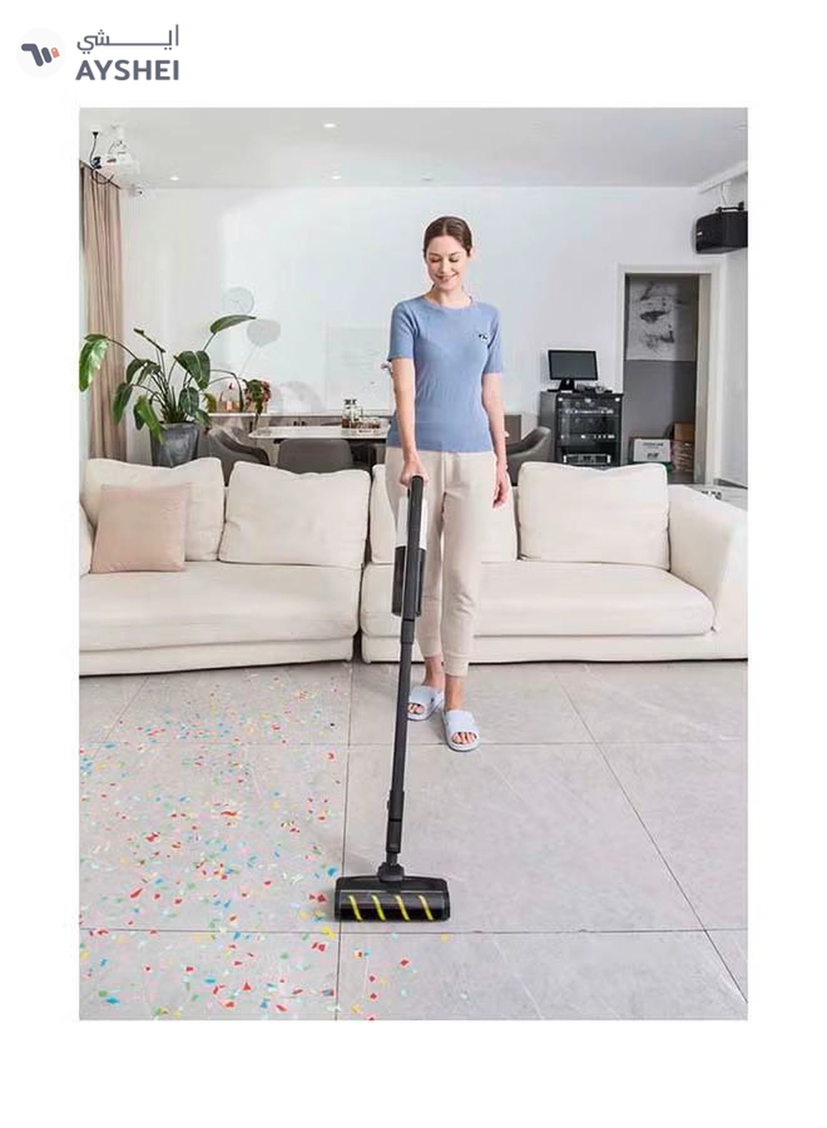 KARCHER VC 4S Cordless Handheld Vacuum Cleaner 18 W 11982910 White/Black/Yellow-4-4