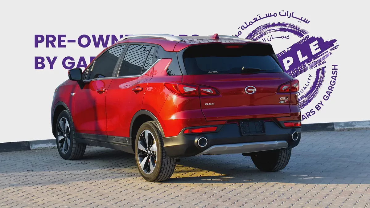0% DP | AED 612 / Month | GAC | GS3 GE 1.3T | 2024 | Gargash Warranty | Service History-4-4