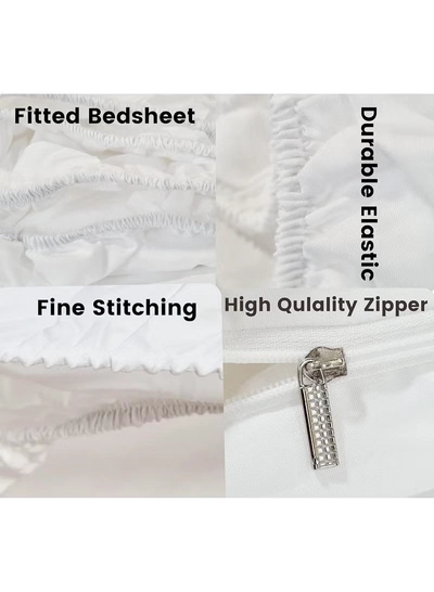 Eworld 6 Piece Premium King Size Bedding Set-5