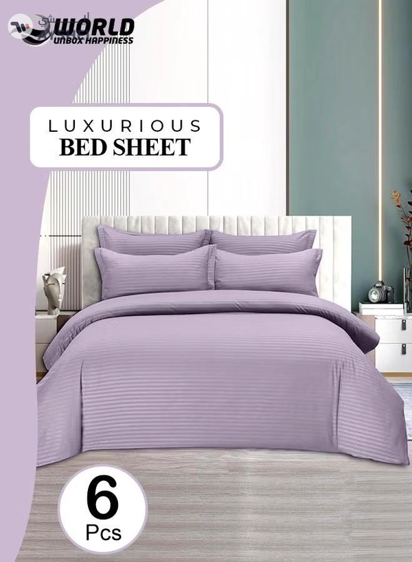 Eworld 6 Piece Premium King Size Bedding Set