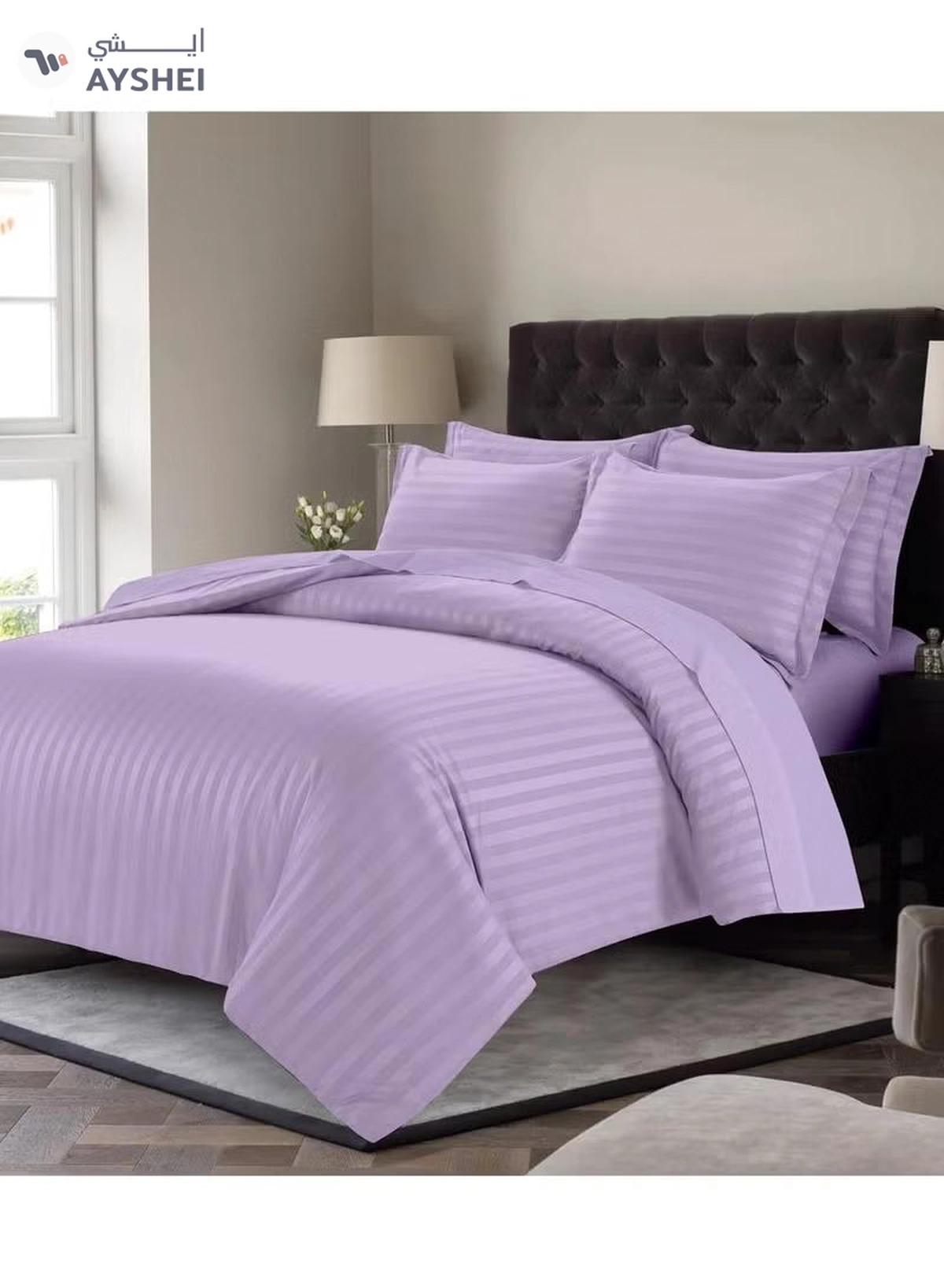 Eworld 6 Piece Premium King Size Bedding Set-4-4