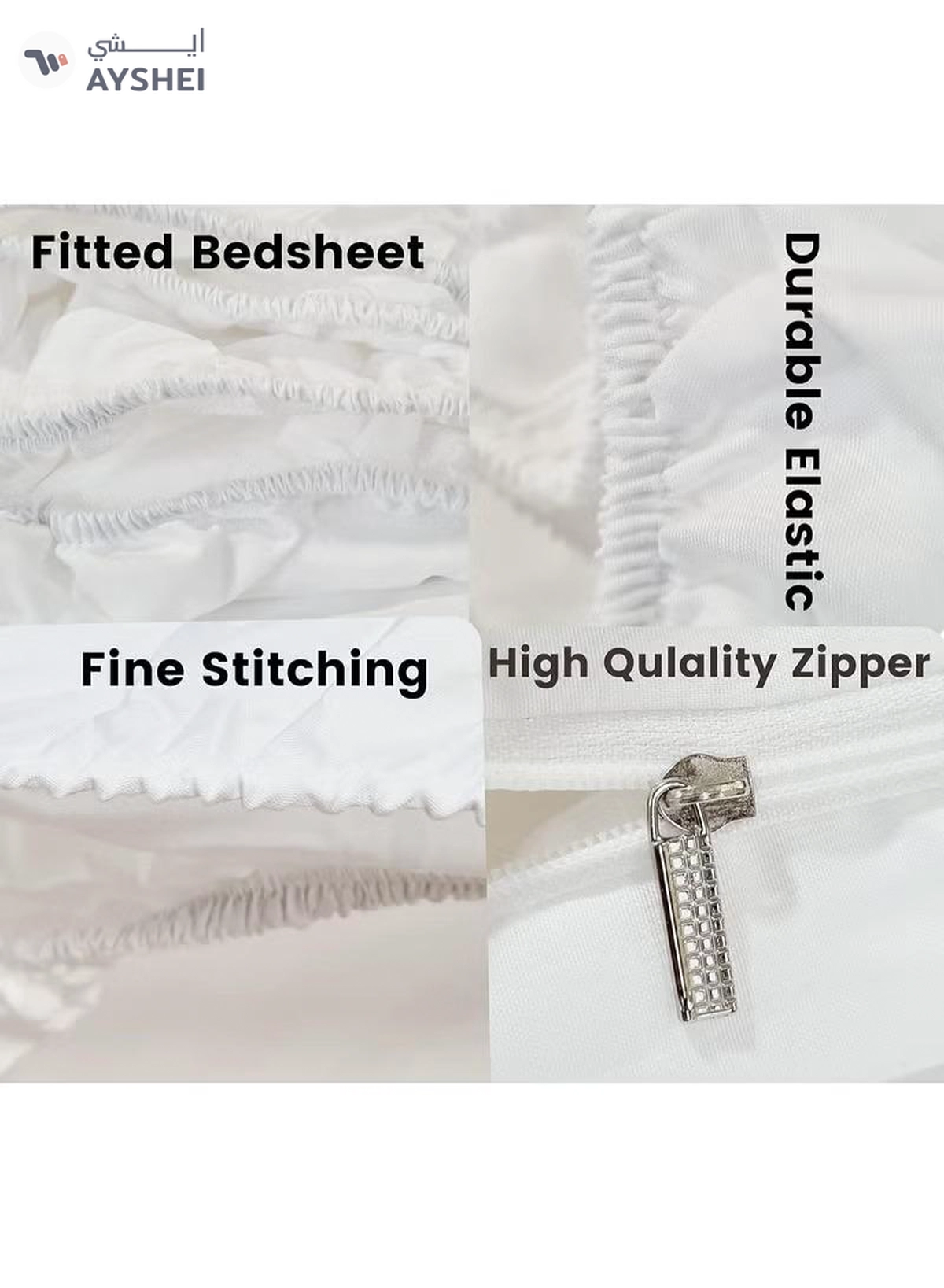 Eworld 6 Piece Premium King Size Bedding Set-5-5