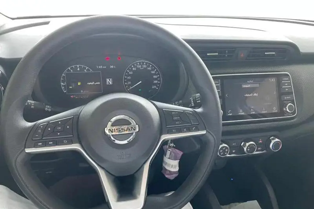 Nissan Kicks – Silver SUV with Black Interior-2-2