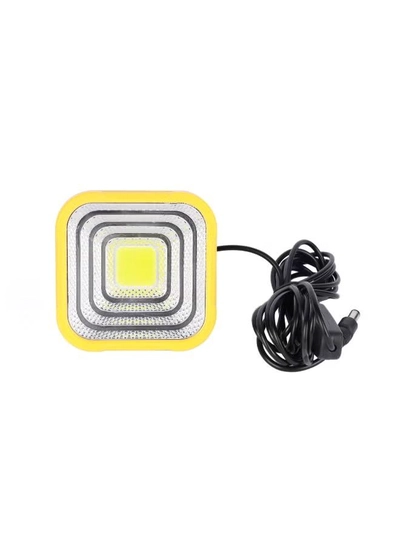 Olsenmark LED Tungsten Light with Solar OME2875 | 3W LED, 5 COB, 4 Tungsten Lights + 1 COB External Light | 2400mAh Battery, Long-Lasting, Top Handle, USB & Solar Charging | Black & Yellow, 2-Year Warranty-6