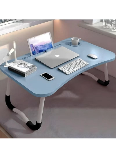 DubaiGallery Portable Multi-Purpose Foldable Laptop Table Lap Desk with 4 Port USB Charging Dock For Bed Sofa Couch Working Reading Watching Movies-2