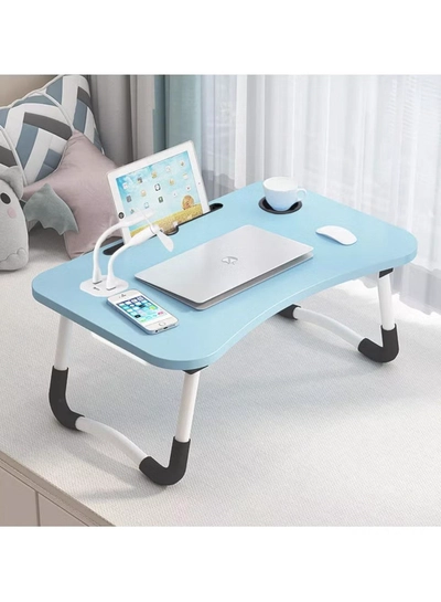 DubaiGallery Portable Multi-Purpose Foldable Laptop Table Lap Desk with 4 Port USB Charging Dock For Bed Sofa Couch Working Reading Watching Movies-0