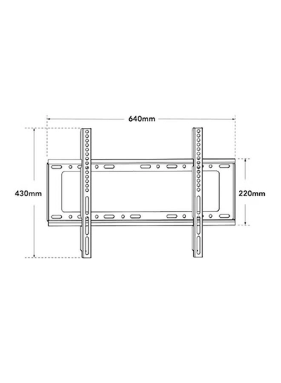 Alpha Slim TV Wall Mount for TVs 32-65 inch – Space-Saving Design-1