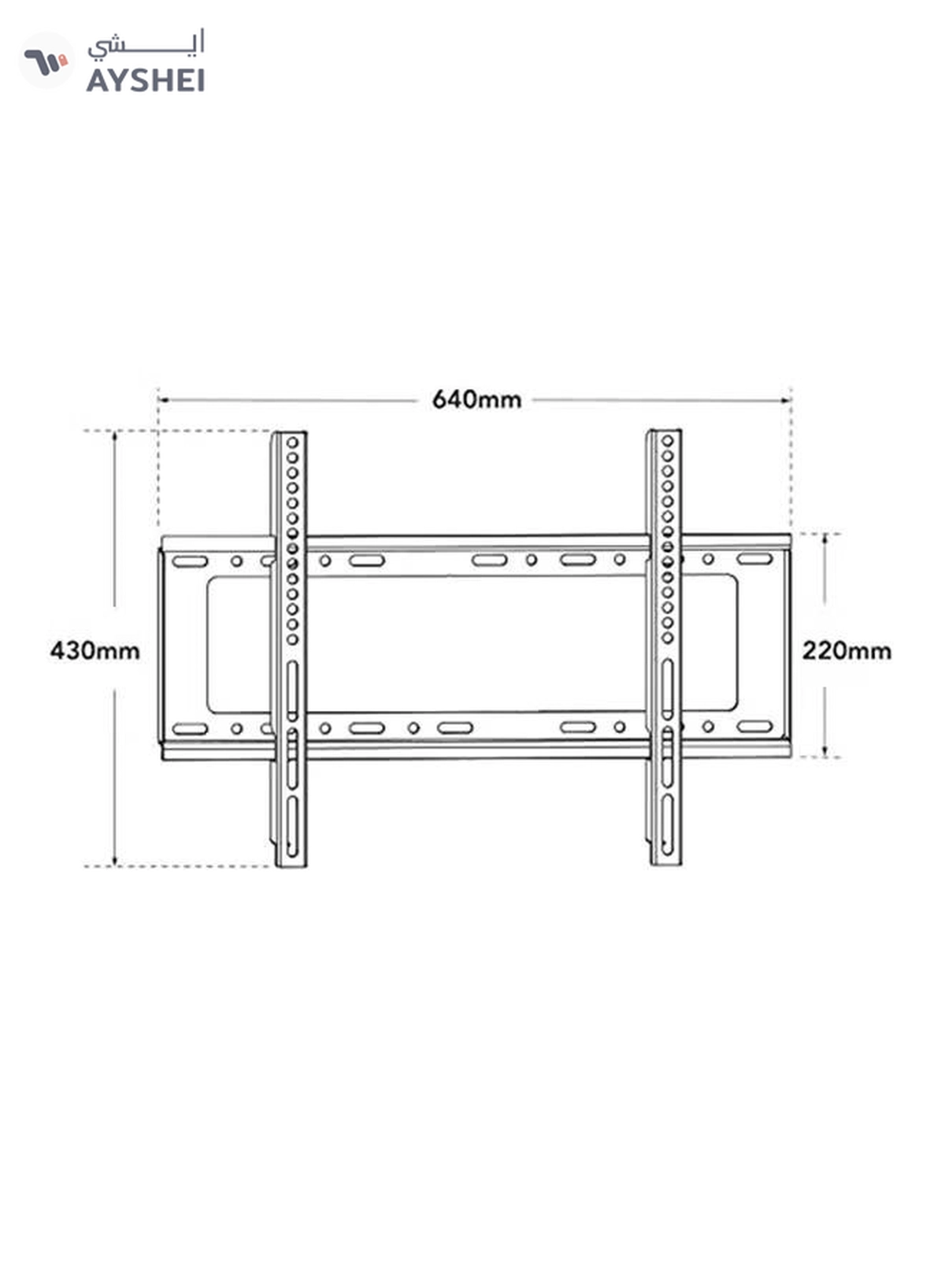 Alpha Slim TV Wall Mount for TVs 32-65 inch – Space-Saving Design-1-1