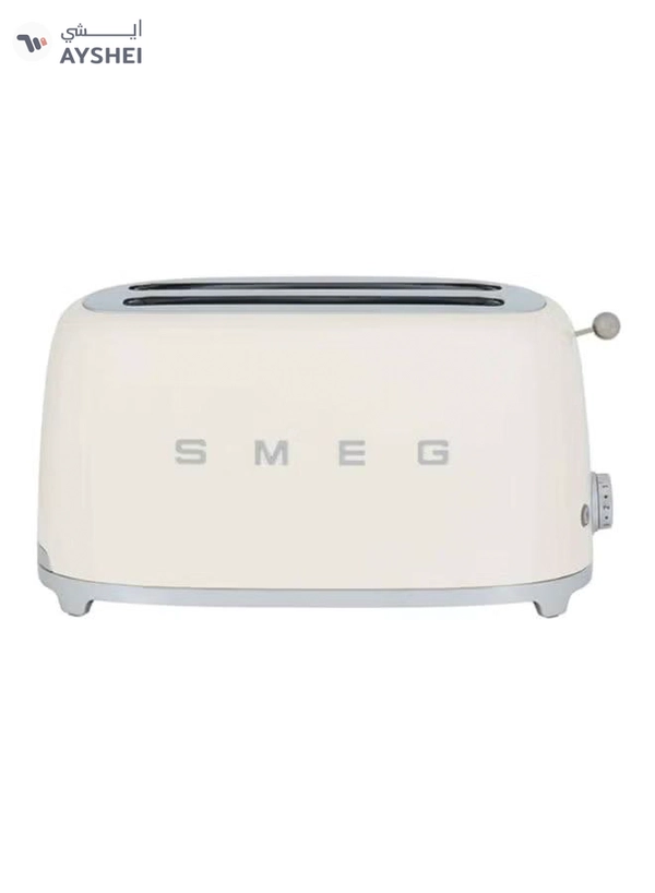 Smeg 4-Slice Toaster 1370 - 1635 1635 W TSF02CRAU Beige/Silver