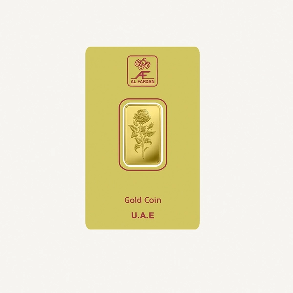 24K Gold Bar 5 gram Gold Bar Al Fardan UAE (999.9% Pure Gold) - Variable Design