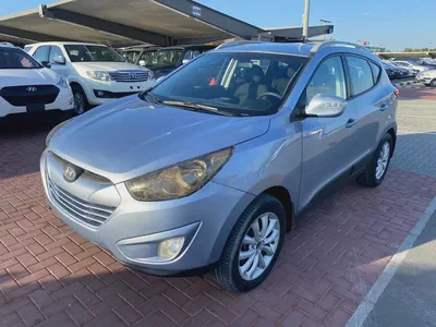 Hyundai tucson 2013 silver color GCC cleen car-3