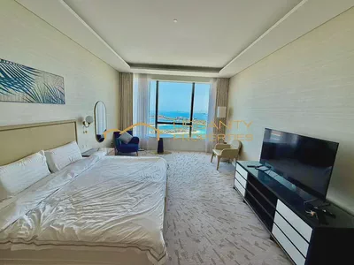 Fully Furnished Studio | Sea & City View | Palm Tower-3