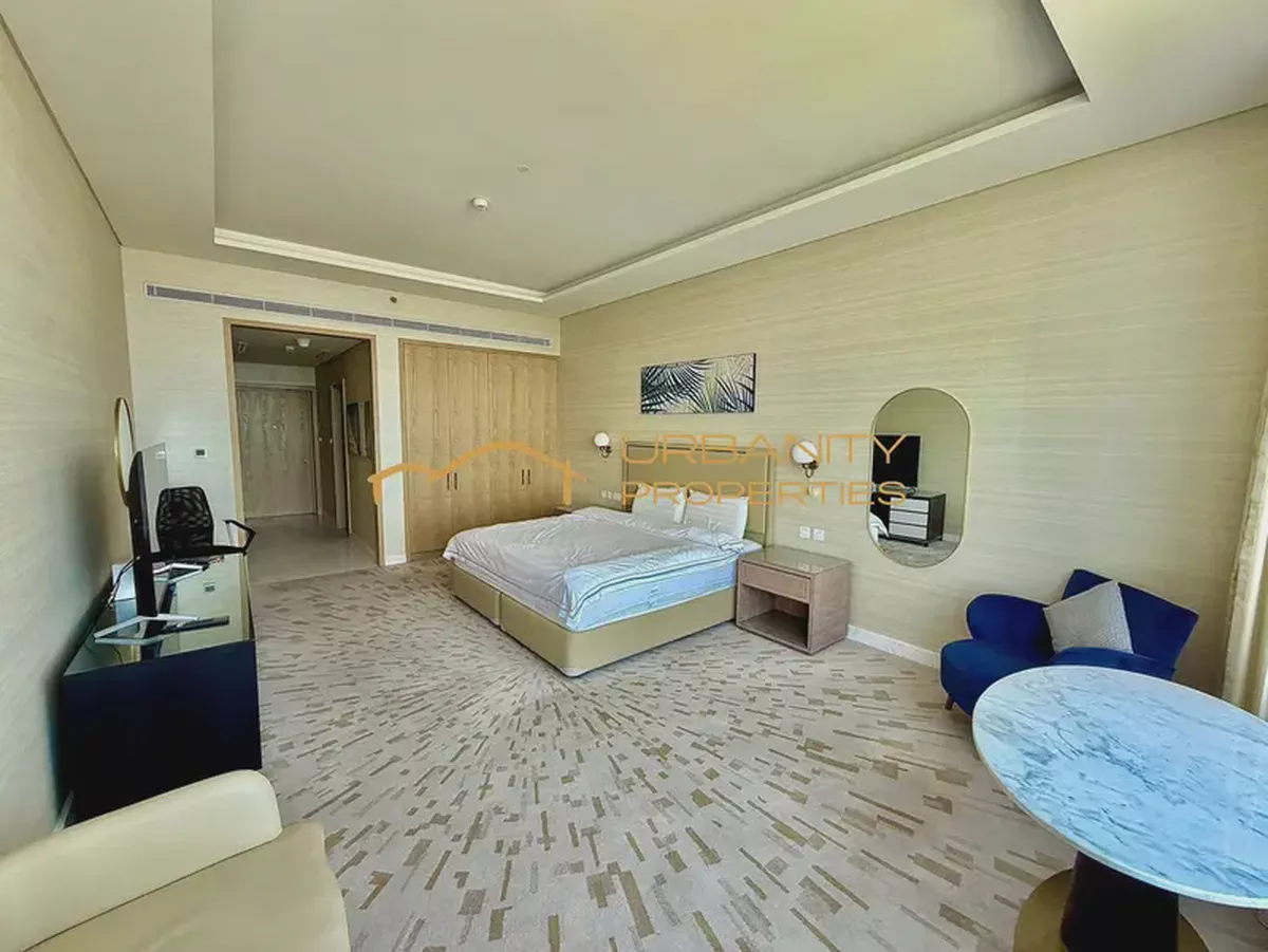 Fully Furnished Studio | Sea & City View | Palm Tower-1-1