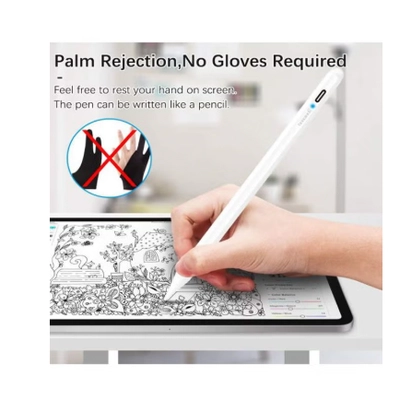 GOOJODOQ Superfine Nib Active Capacitive Stylus Pen Silver-1