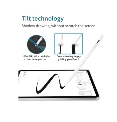 GOOJODOQ Superfine Nib Active Capacitive Stylus Pen Silver-2