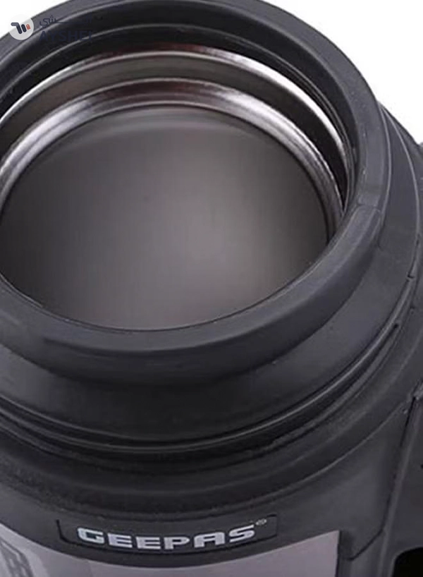 GEEPAS Thermos Flask Silver/Black