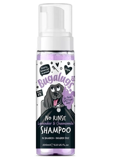 BUGALUGS Lavender And Chamomile No Rinse Dog Shampoo, 200ml-0