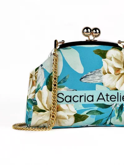 Silk Road - White Camelia Bag-2