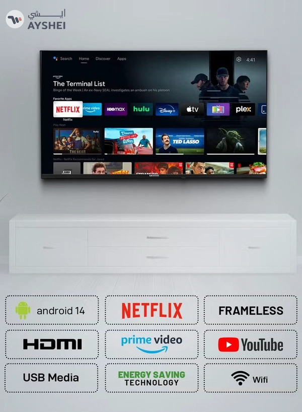 KRYPTON 32 Inch HD Smart LED TV With Remote Control, HDMI And USB Ports