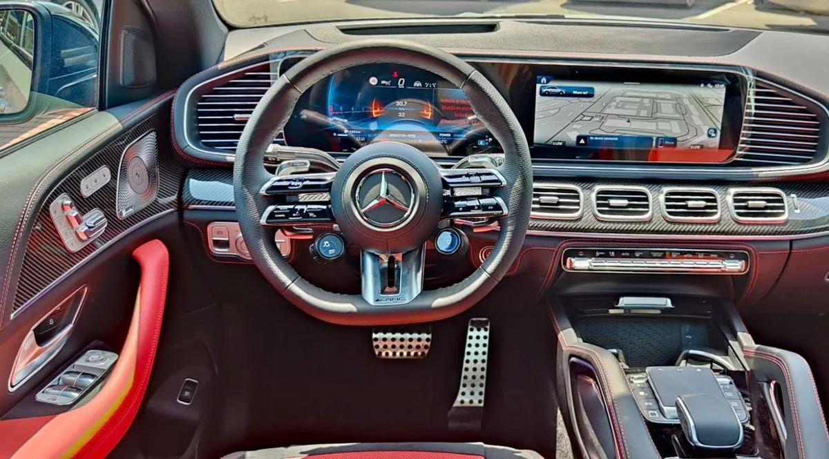 Mercedes Benz GLE53 AMG COUPE 4MATIC+ Interior carbon fiber Under Warranty 2026 GCC-8-0