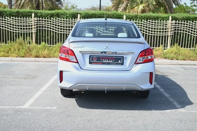 0% DP - ORIGINAL PAINT - MITSUBISHI ATTRAGE 2022 - LOW MILEAGE - GCC-3