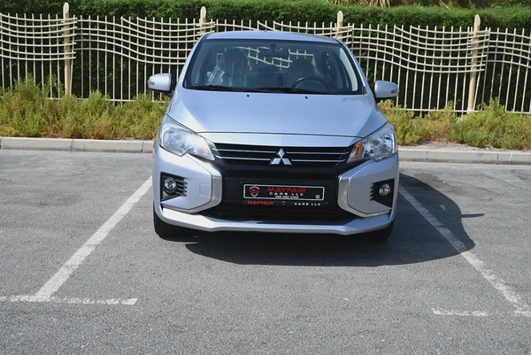 0% DP - ORIGINAL PAINT - MITSUBISHI ATTRAGE 2022 - LOW MILEAGE - GCC