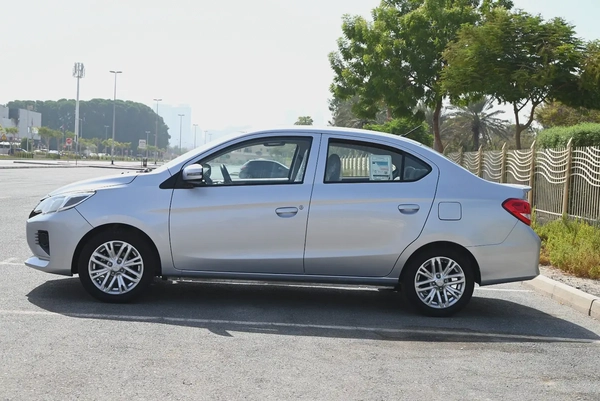 0% DP - ORIGINAL PAINT - MITSUBISHI ATTRAGE 2022 - LOW MILEAGE - GCC