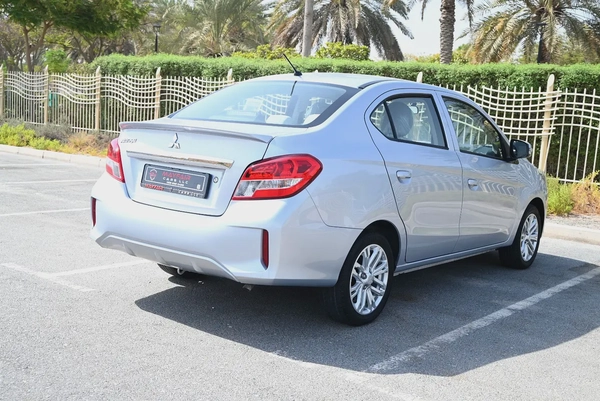 0% DP - ORIGINAL PAINT - MITSUBISHI ATTRAGE 2022 - LOW MILEAGE - GCC