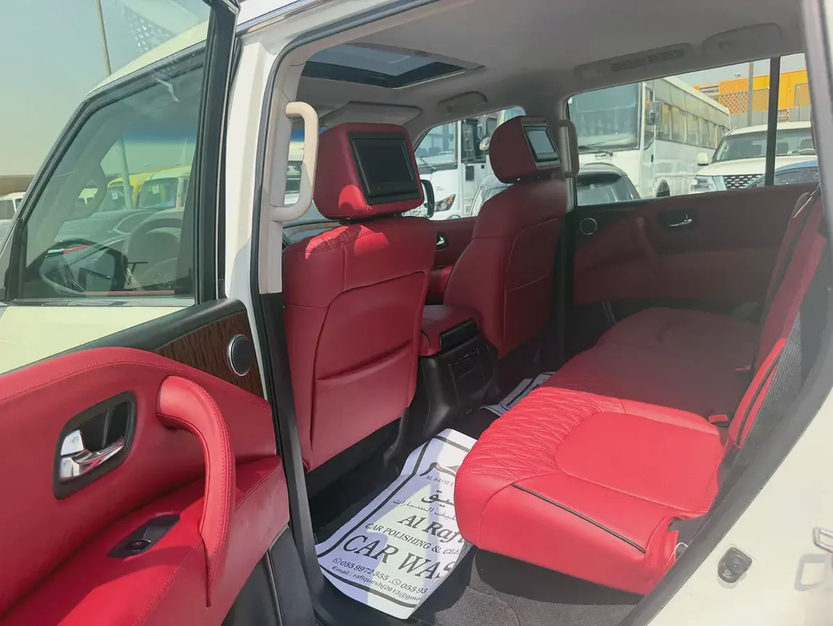 Nissan patrol 2017 fullopshin white color fullopshin GCc calen ace-3-3