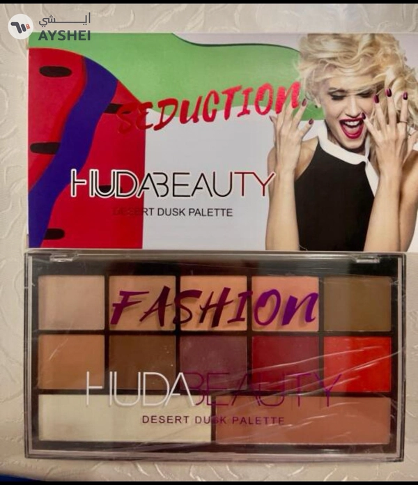 HUDA BEAUTY SEDUCTION DESERT DUSK PALETTE EYE SHADOW, 12 SHADES