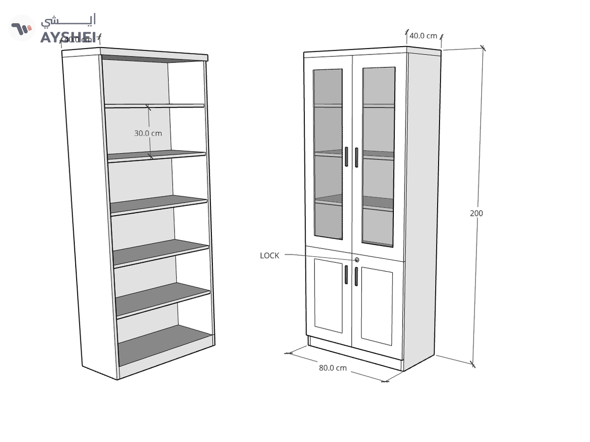 Book Cabinet 01, Custom made-1-1