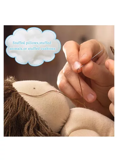 White Polyester Filling Fluffy High Resilience Stuffing for Cushions, Pillows, Teddy Bear and Toy Hypoallergenic Lofty Hollow Filling for Sofas and Bedding, (500, 1000, 1500, 2000, 3000, 4000, 5000g)-6