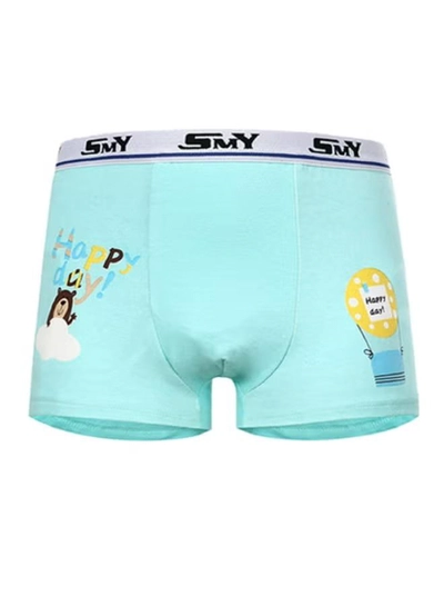  babyqlo 4 Pack Happy Bear Printed Boxer Multicolour-4