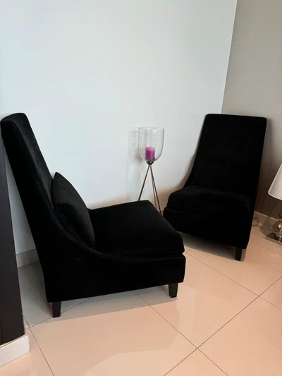 Two Black Chairs-0