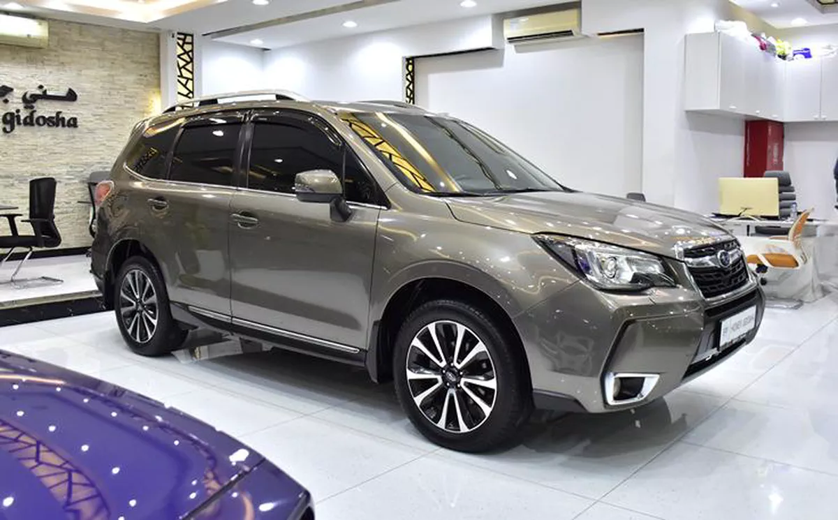 Subaru Forester AWD ( 2018 Model ) in Brown Color GCC Specs-10-10